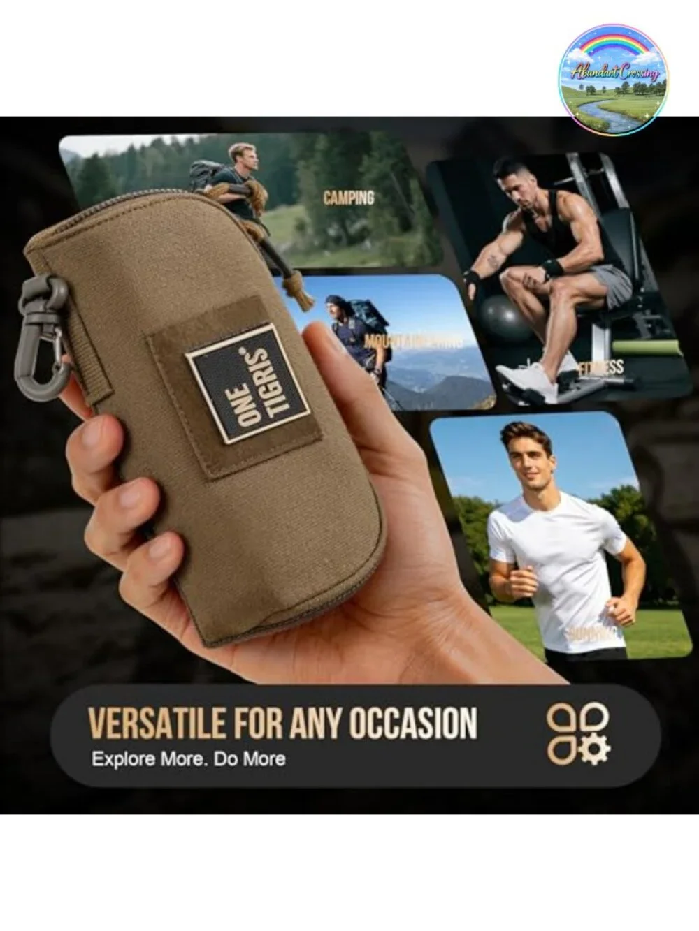 Tactical Hard Shell Sunglasses Case MOLLE Eyeglasses Pouch 1000D Nylon